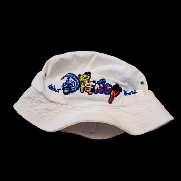 Disney Accessories Walt Disney World White Bucket Hat Poshmark